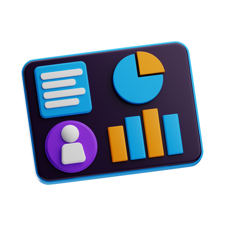 Online Marketing Analysis  3D Icon