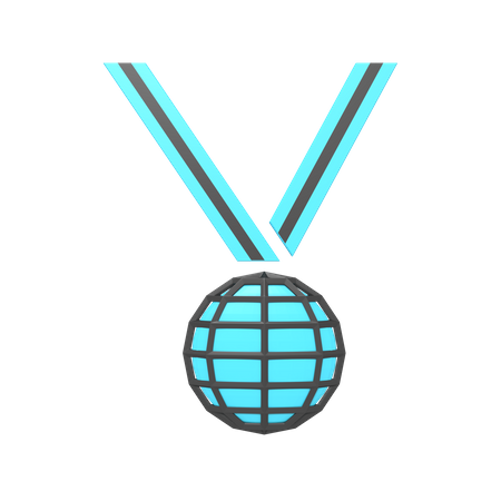 Online Medal 3D Icon
