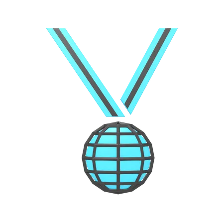 Online Medal 3D Icon