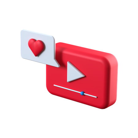 Online Media  3D Icon