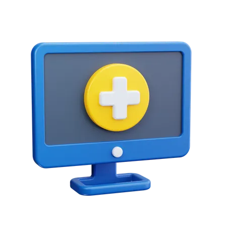 Online Medical  3D Icon