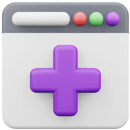 Online Medical  3D Icon