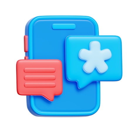 Online Medical Advice  3D Icon