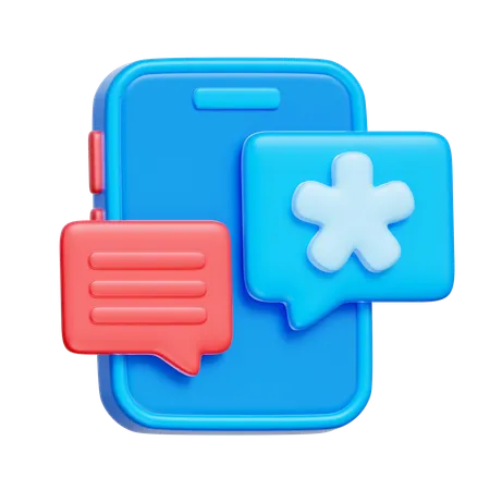 Online Medical Advice  3D Icon
