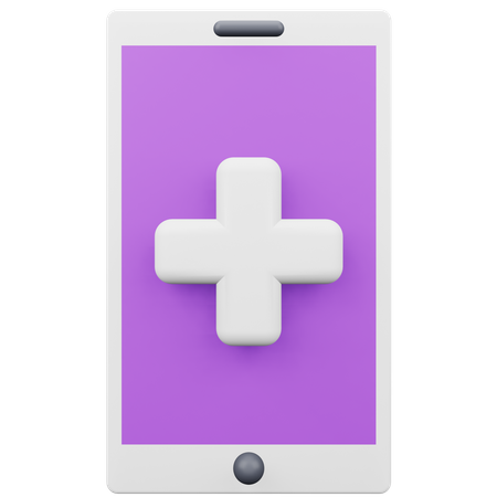 Online Medical App 3D Icon
