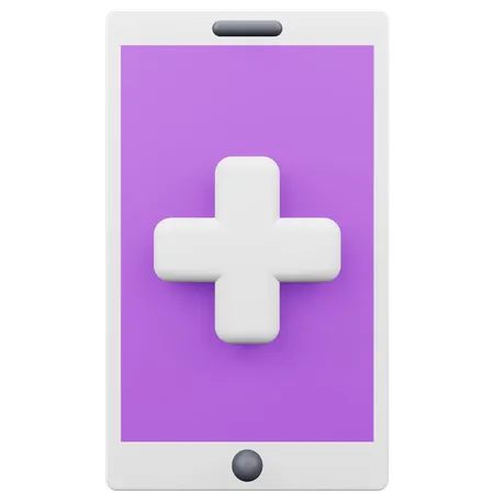 Online Medical App 3D Icon