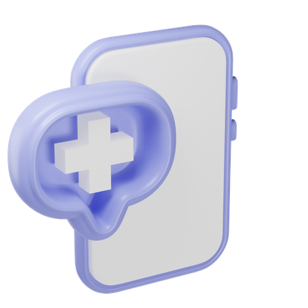 Online Medical Check  3D Icon
