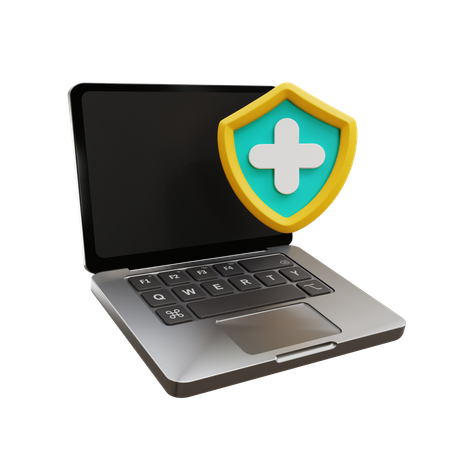 Online Medical Insurance  3D Icon