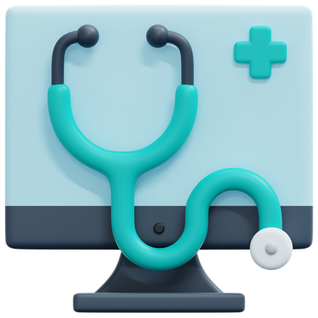 Online Medication  3D Icon