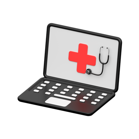 Online Medication  3D Icon