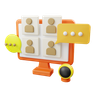 online meet emoji 3d