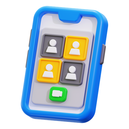 Online Meeting  3D Icon