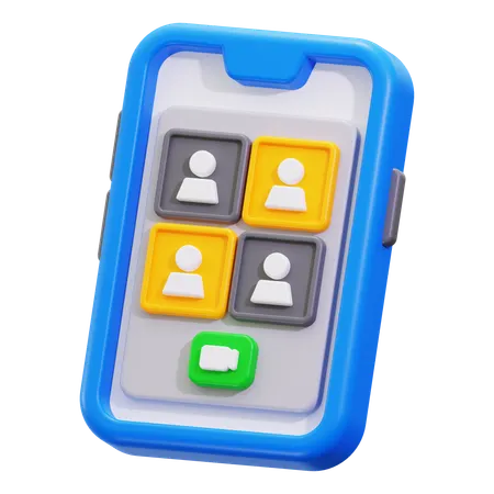 Online Meeting  3D Icon