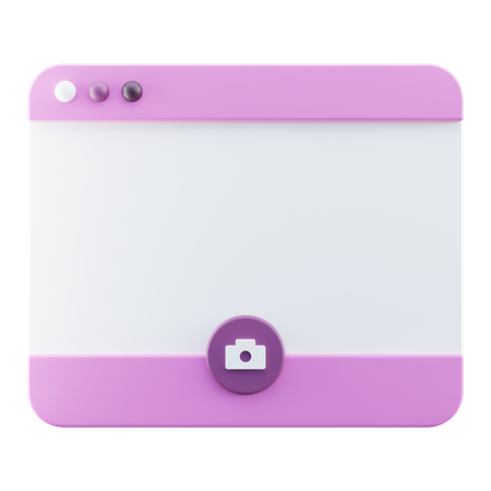 Online Meeting App  3D Icon