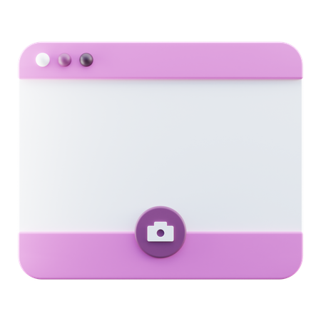 Online Meeting App  3D Icon