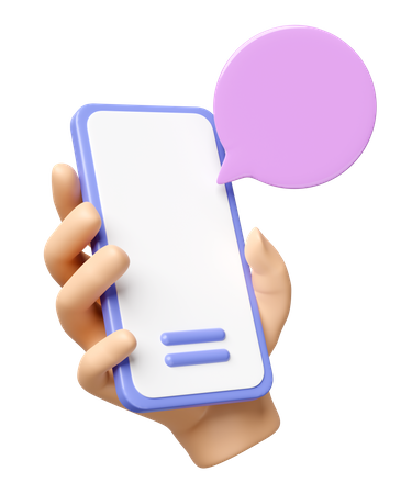 Online Message  3D Icon