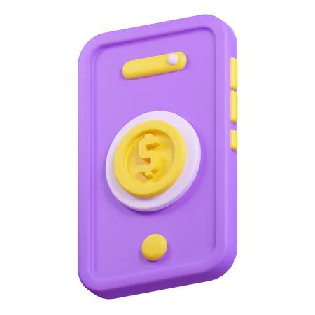 Online money  3D Icon