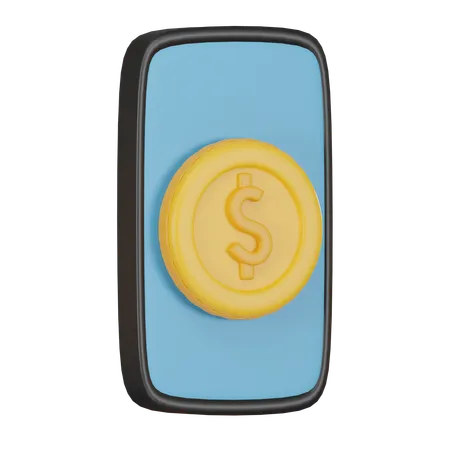 Online Money  3D Icon