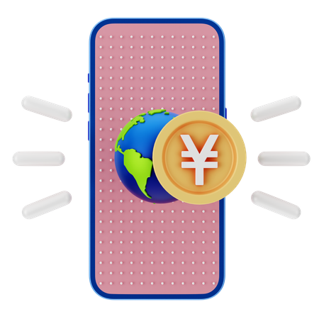 Online Money  3D Icon