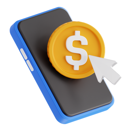 Online Money  3D Icon