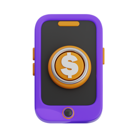 Online Money  3D Icon