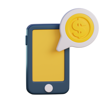 Online Money  3D Icon