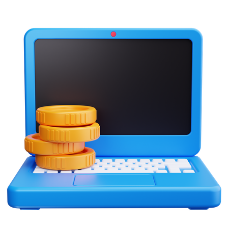 Online Money  3D Icon