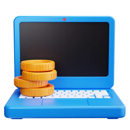 Online Money  3D Icon