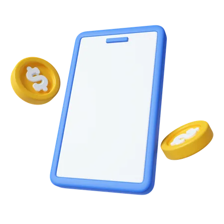 Online Money  3D Icon