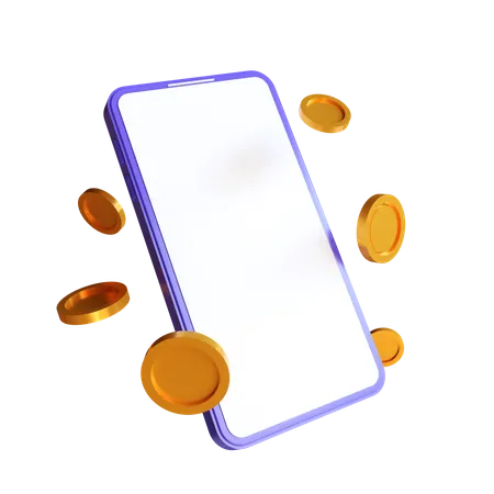 Online Money  3D Icon