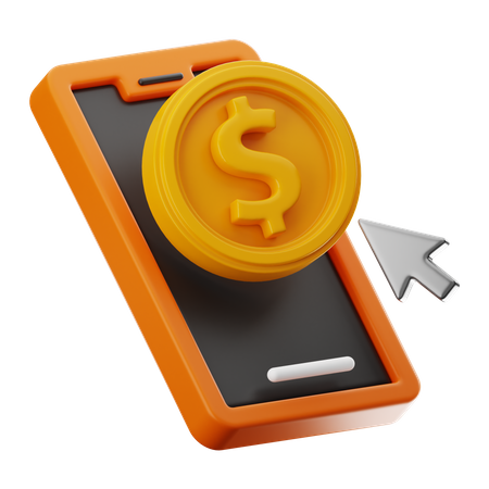 Online Money  3D Icon