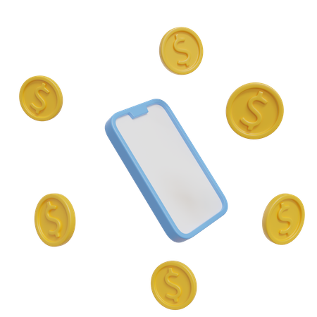 Online Money  3D Icon