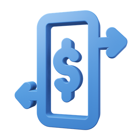 Online Money  3D Icon