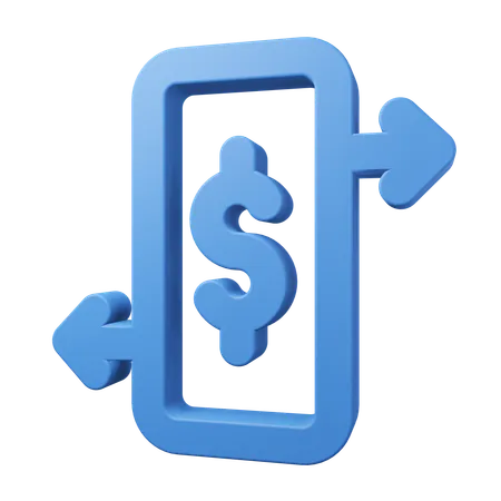 Online Money  3D Icon