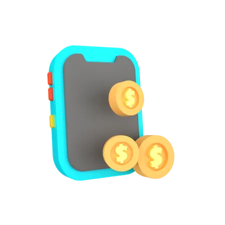 Online Money  3D Icon