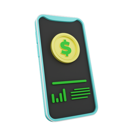 Online Money  3D Icon