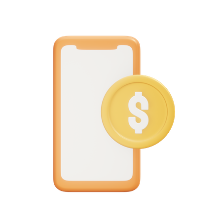 Online Money  3D Icon