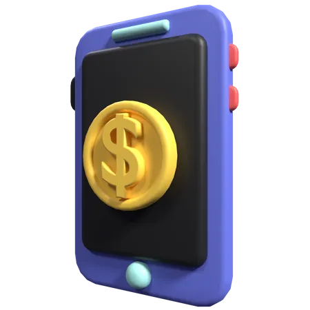 Online Money 3D Icon
