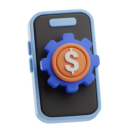 Online Money Management  3D Icon