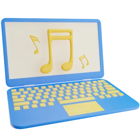 Online-Musik  3D Icon