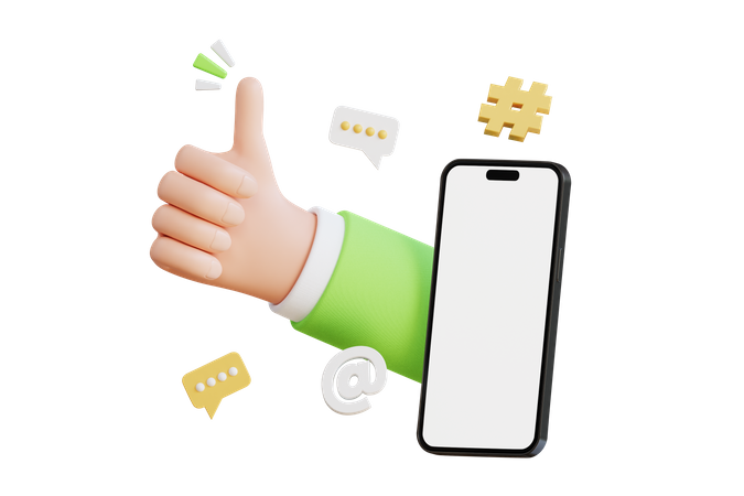 Online-Nachricht  3D Icon