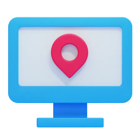 Online Navigation  3D Icon