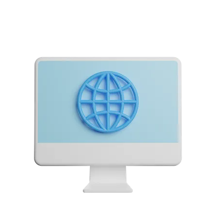 Online Network  3D Icon