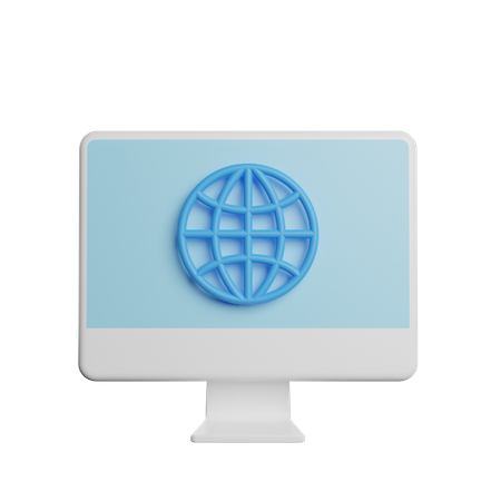 Online-Netzwerk  3D Icon