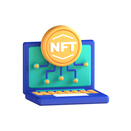 Online Nft  3D Icon