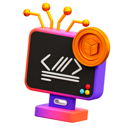 Online Nft Marketplace  3D Icon
