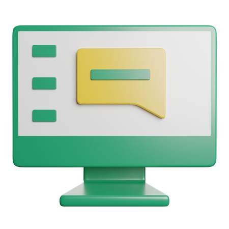 온라인 노트  3D Icon