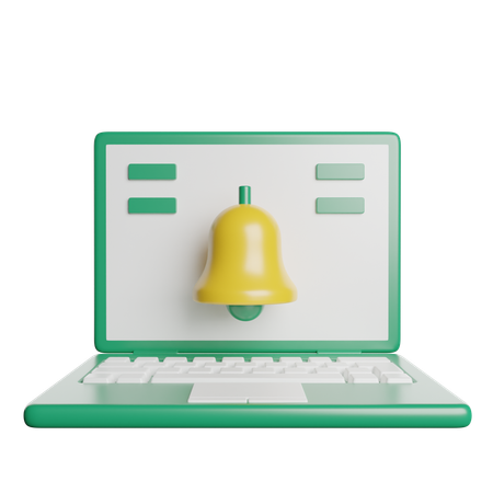 Online Notification  3D Icon