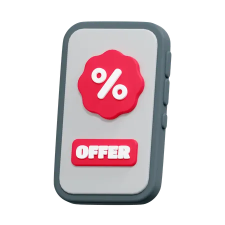 Online Offer  3D Icon