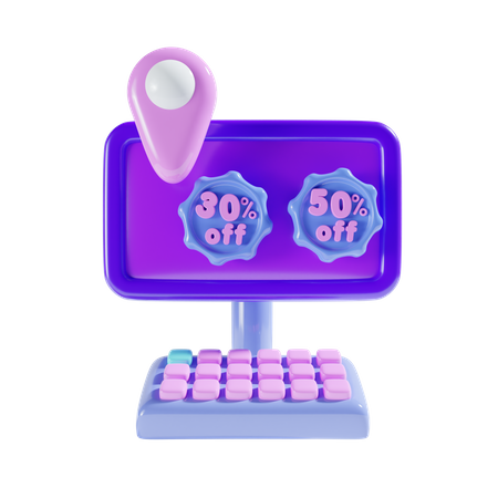 Online Offer  3D Icon
